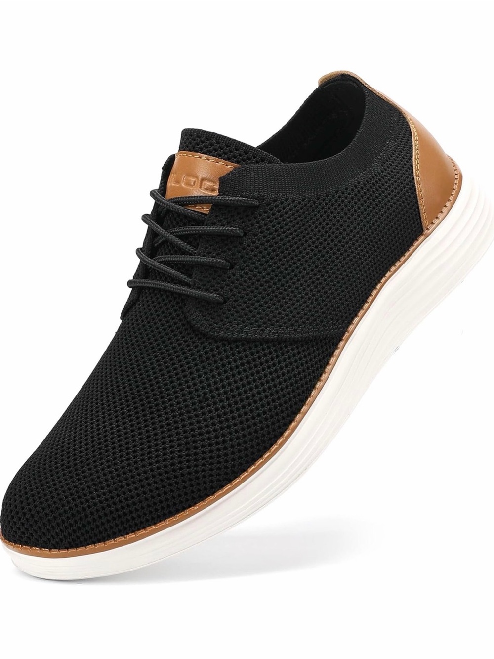 VILOCY Men's Casual Dress Sneakers Tennis Walking Shoes Black,48 USA 14